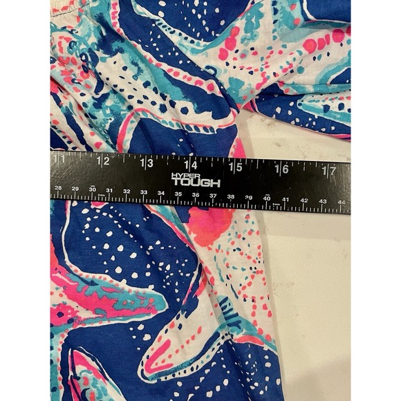 NWOT Lilly Pulitzer Girls MINI ENNA Dress Indigo Star Struck STARFISH Small 4 5 - Picture 10 of 12